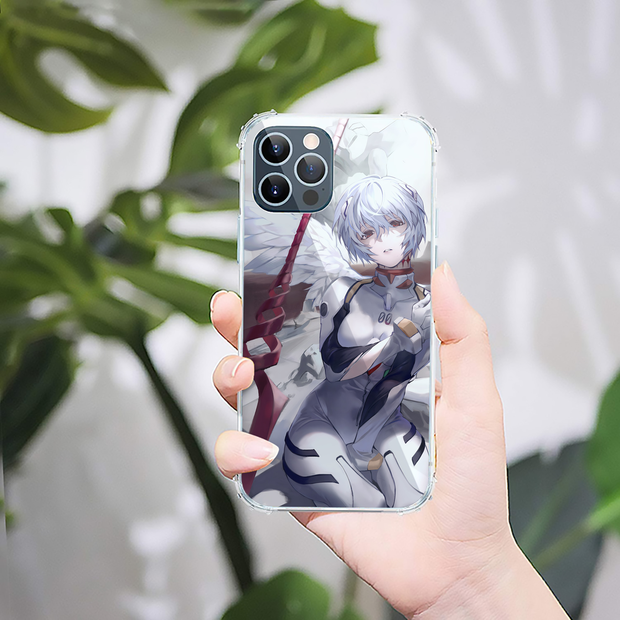 （画像用） EVA 新世紀エヴァンゲリオン 【iPhone 12シリーズ対応】透明スマホケース（クリアソフトケース）